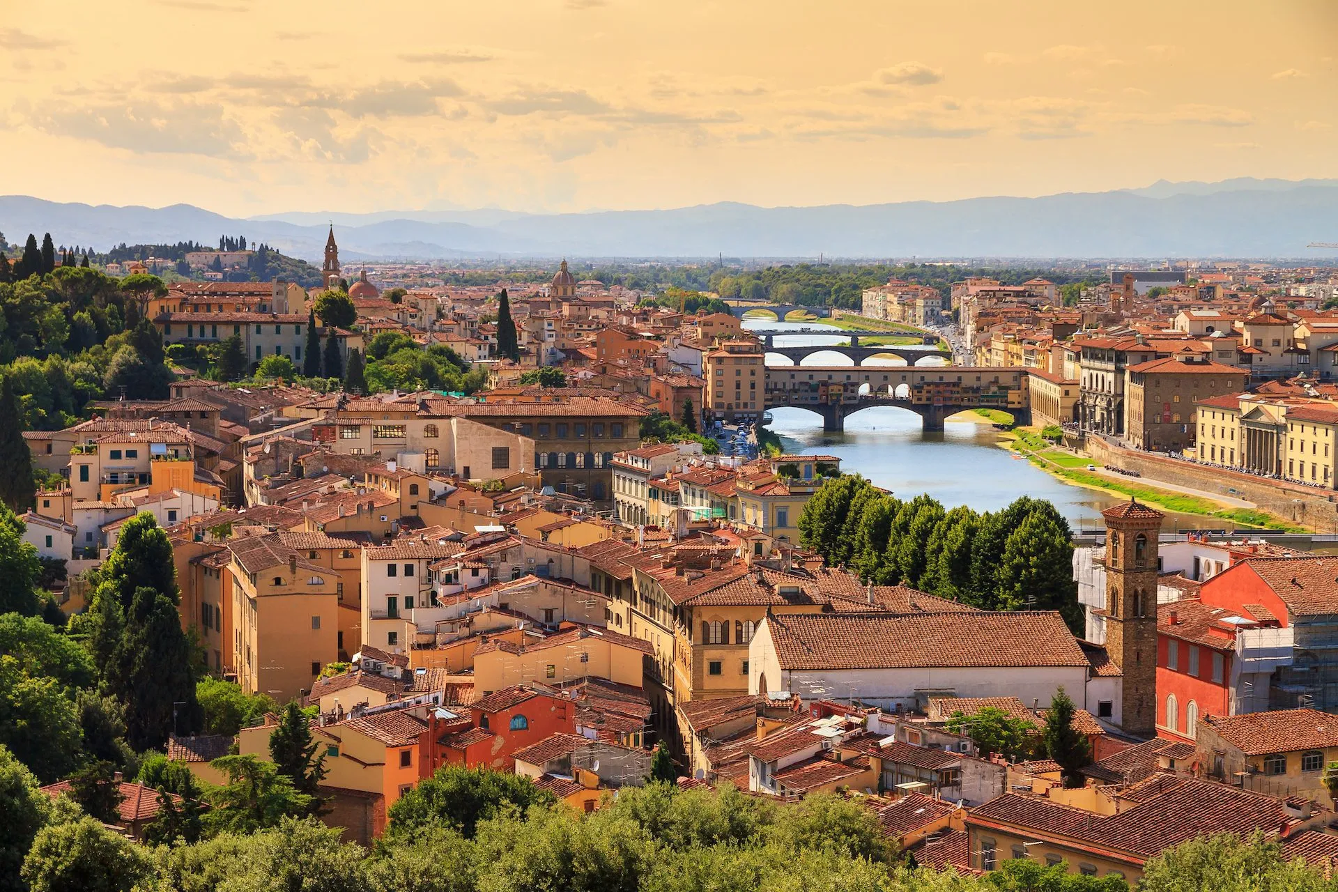 Florence and arno river